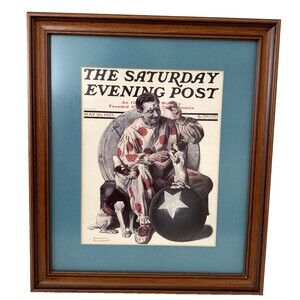 Norman Rockwell “Between the Acts” Saturday Evening Post Cover Print May 26 1923